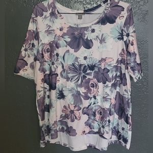 Falls Creek Floral Top Size XL